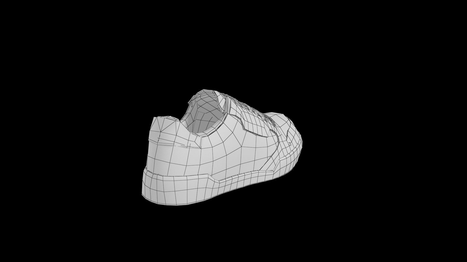 ADIDAS CONTINENTAL 80 Low-poly 3D model_11