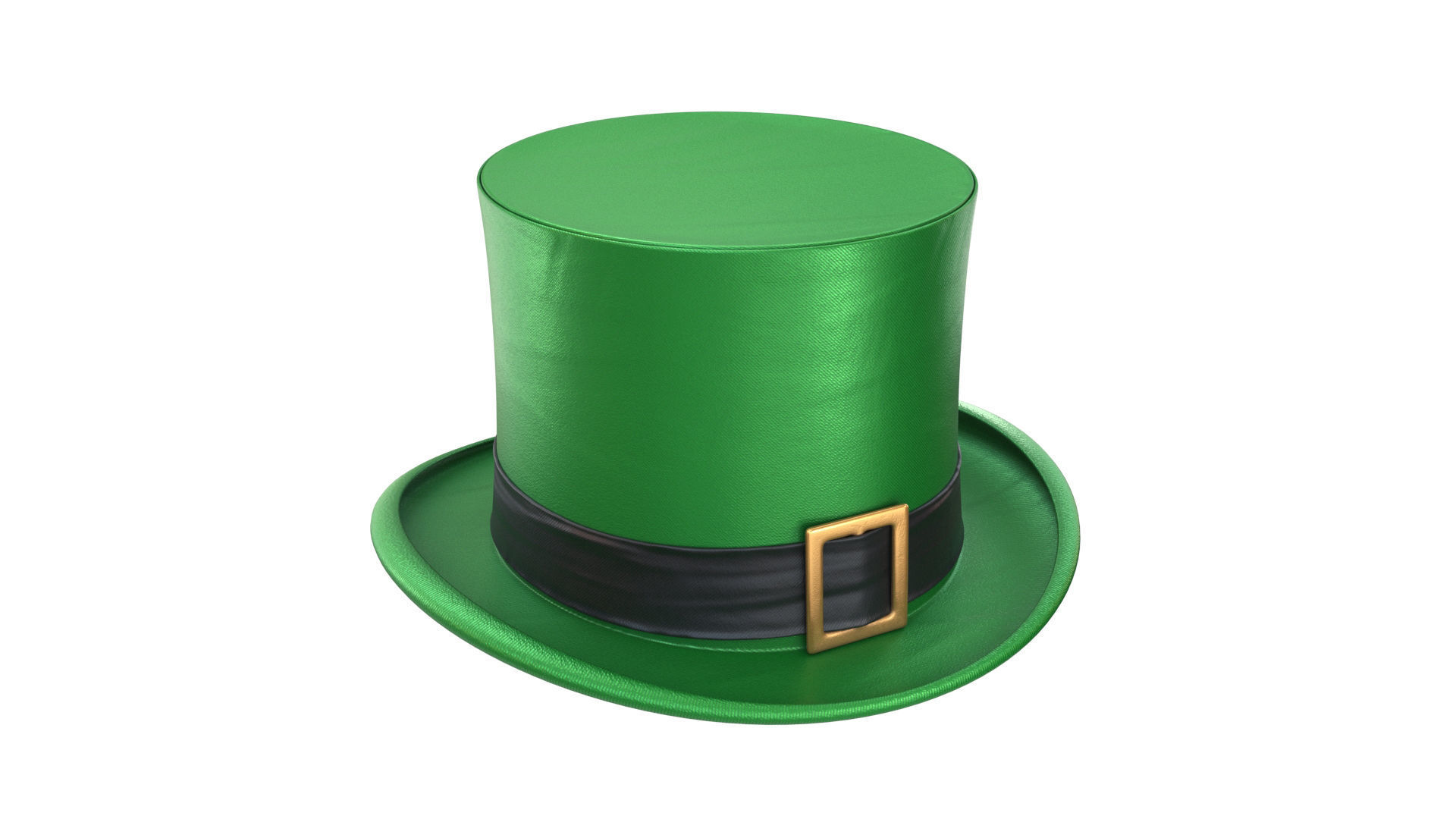Saint Patricks day hat 3D model_2