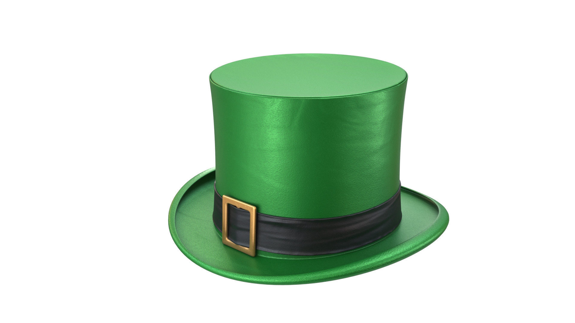 Saint Patricks day hat 3D model_3