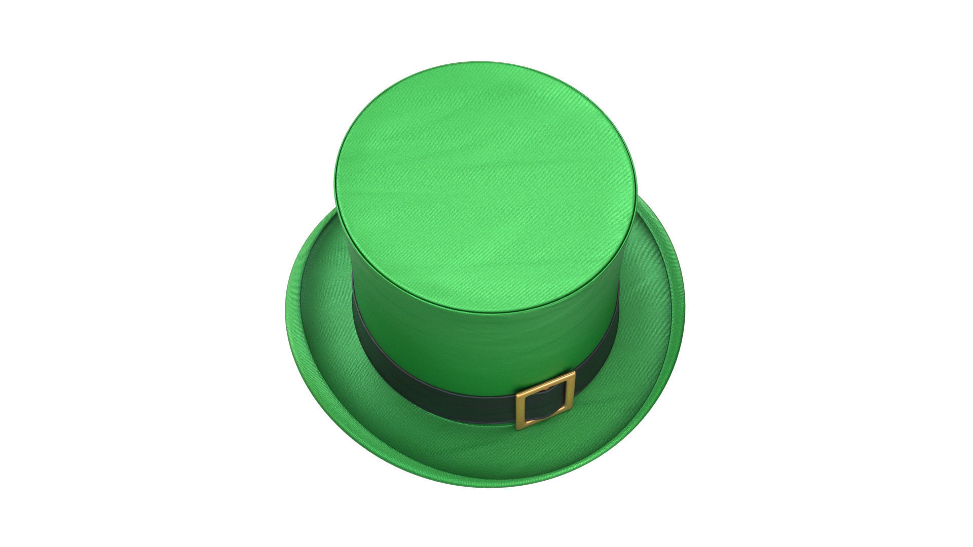 Saint Patricks day hat 3D model_5