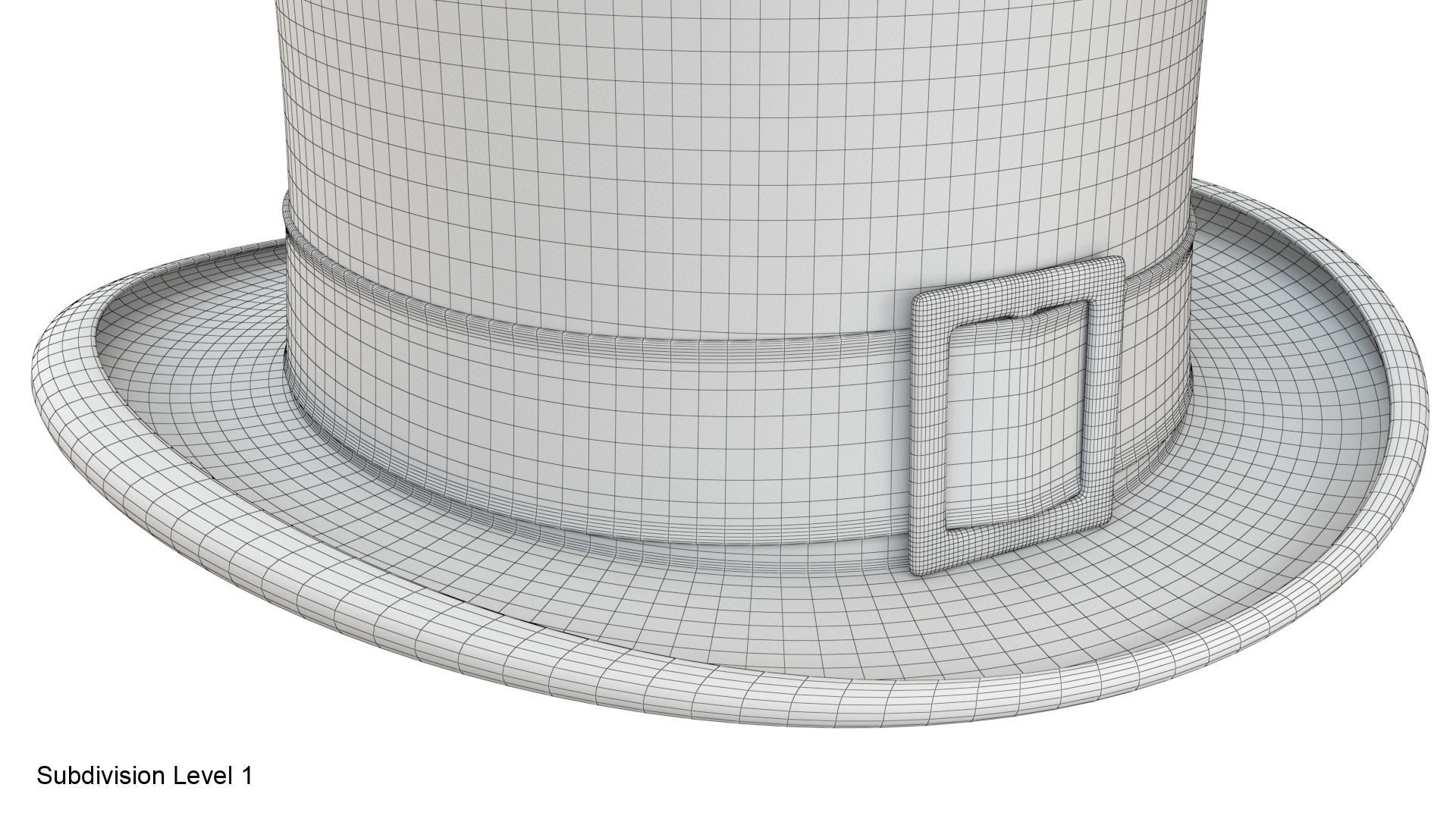 Saint Patricks day hat 3D model_25