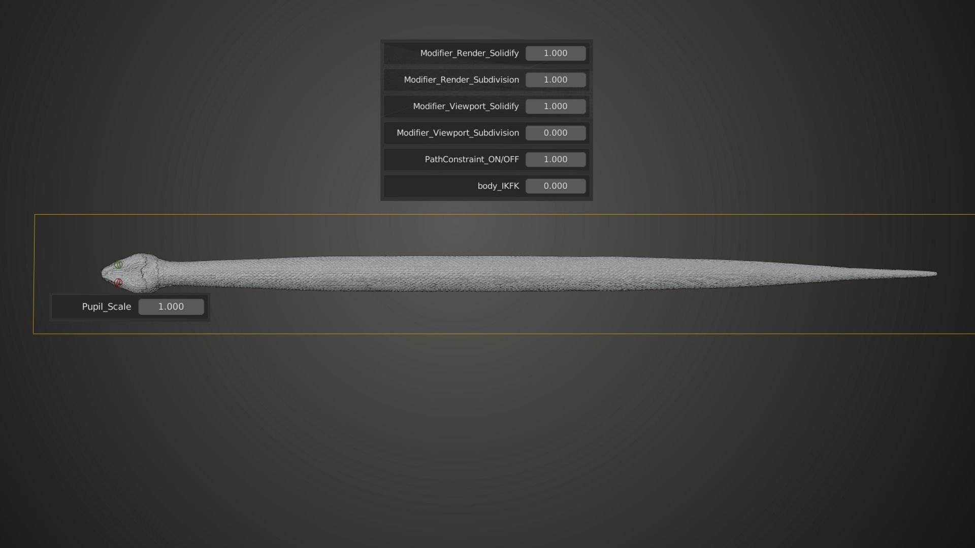 Palestine viper Animated VFX Grace 3D model_21