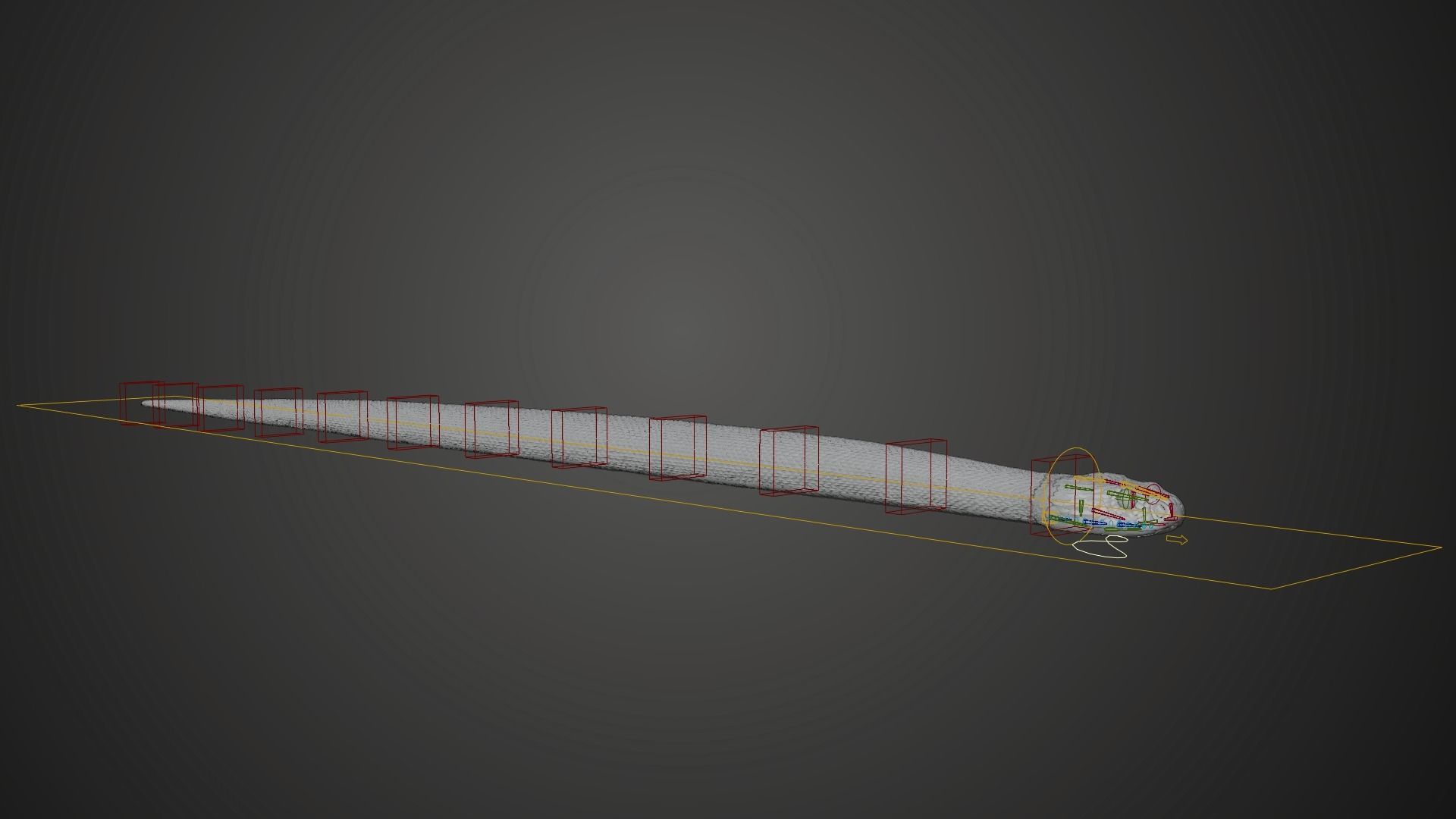 Palestine viper Animated VFX Grace 3D model_10