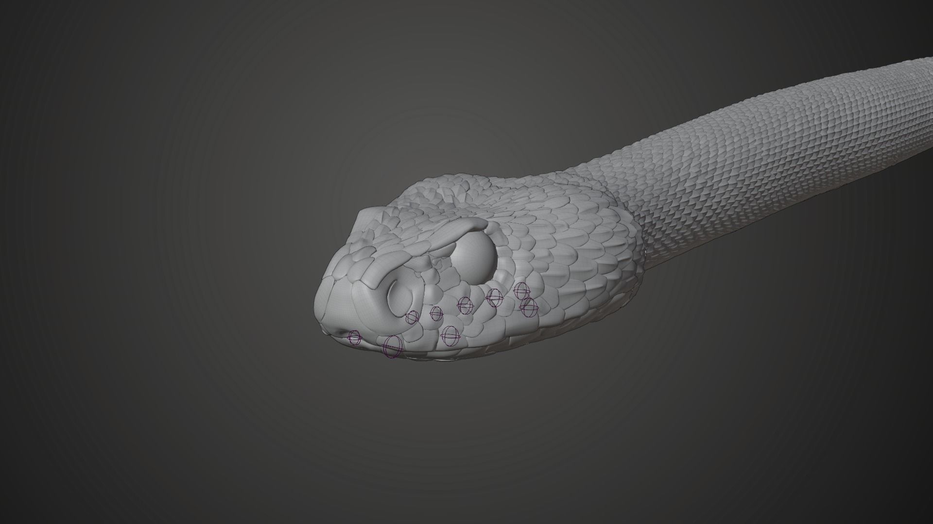 Palestine viper Animated VFX Grace 3D model_15