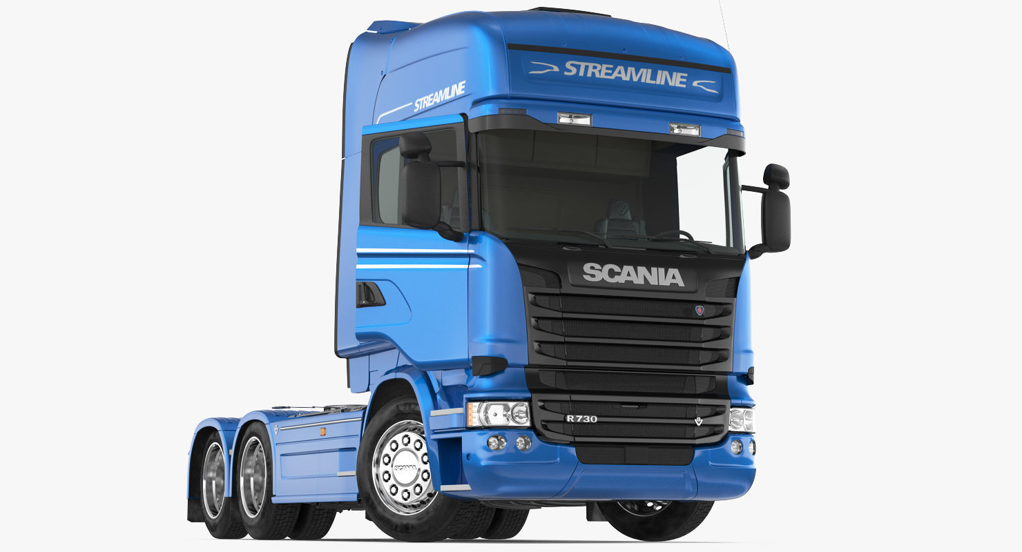 Scania Streamline Truck Rigged 3D model