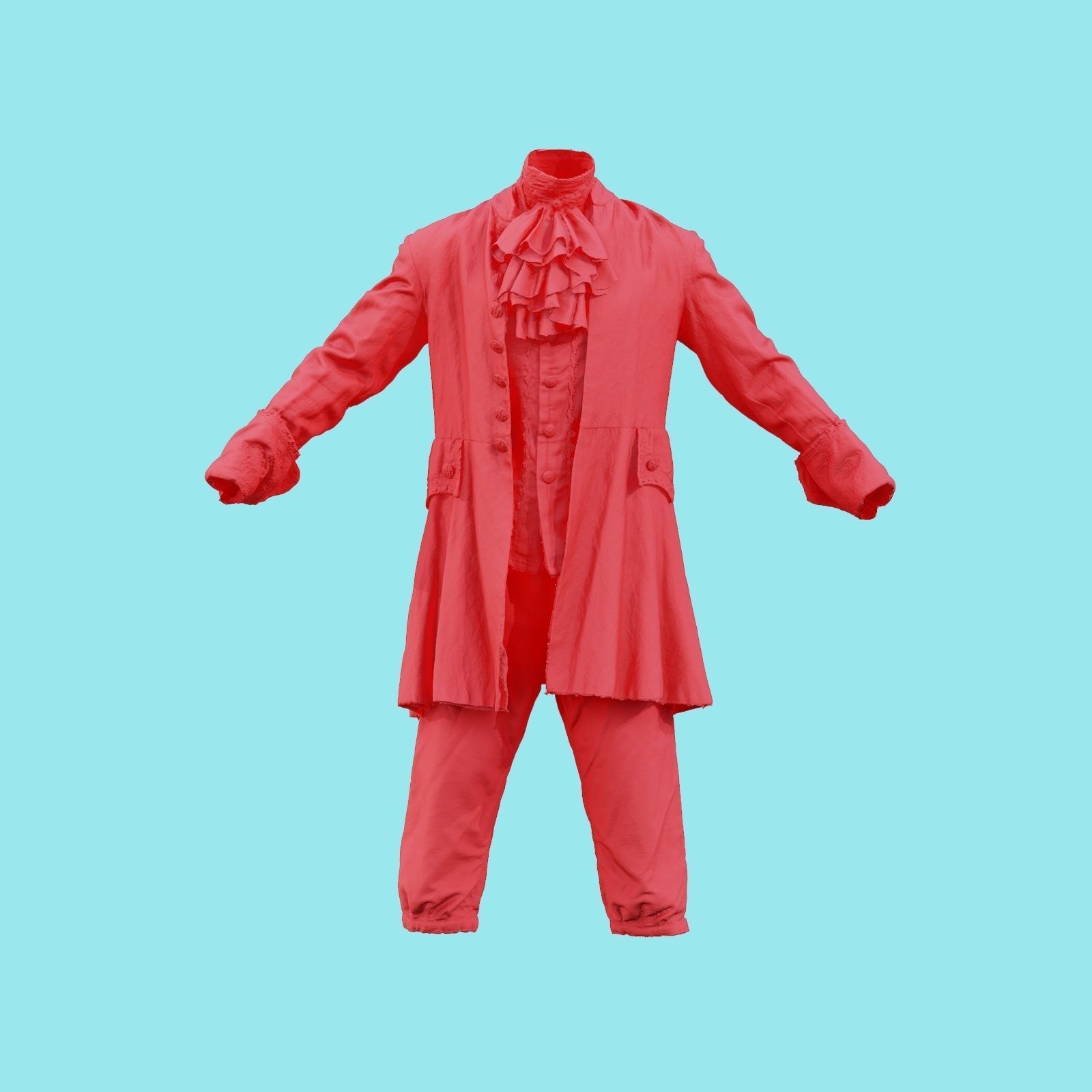 Leaf Full Low-poly 3D model_19