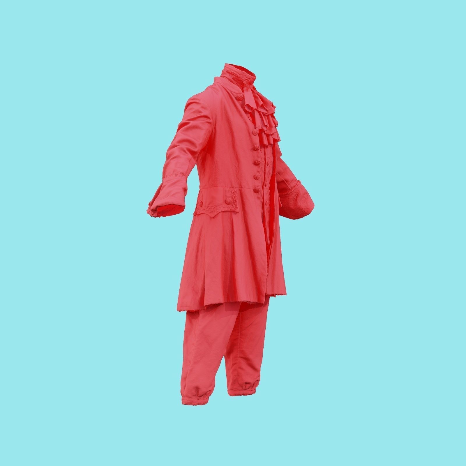 Leaf Full Low-poly 3D model_20