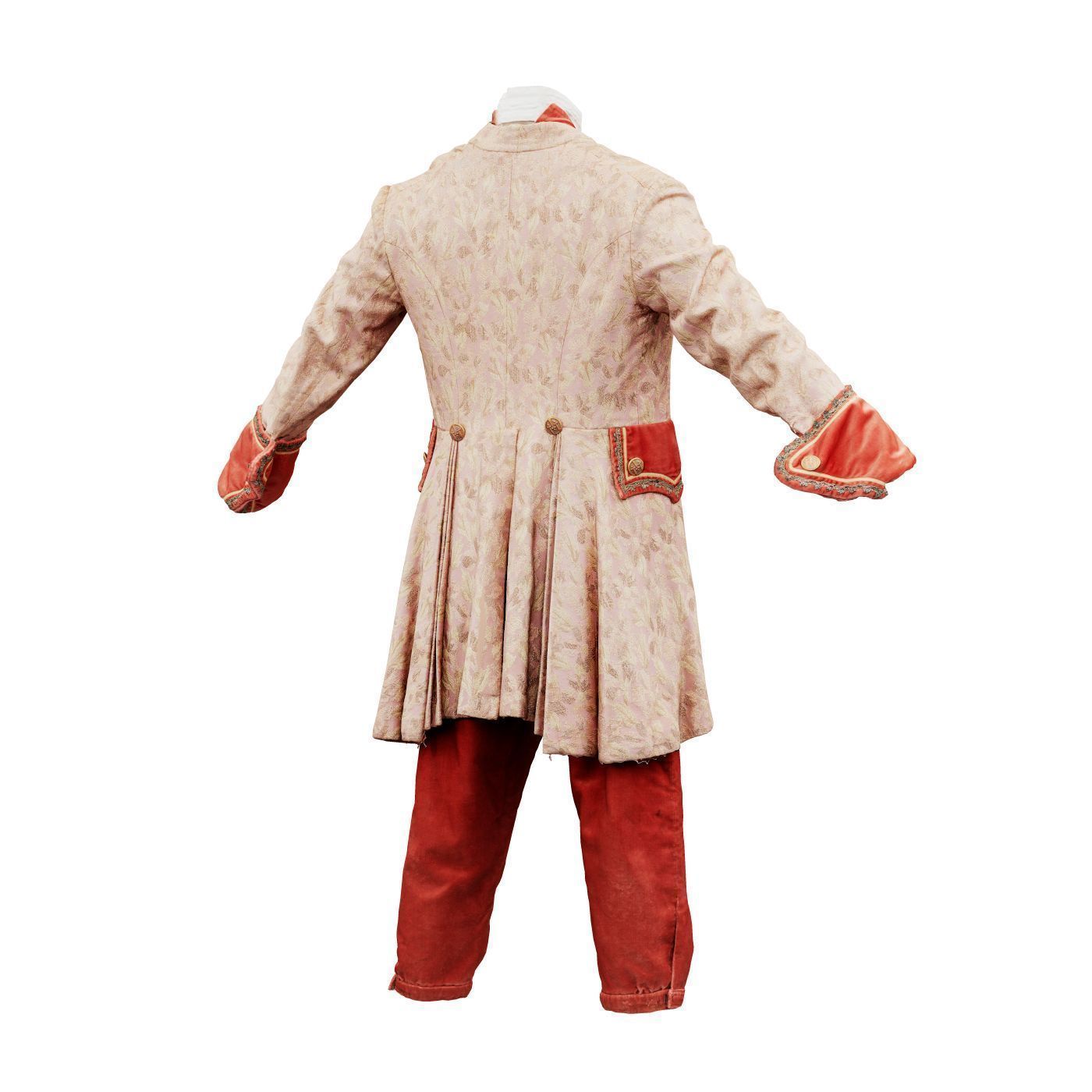 Leaf Full Low-poly 3D model_7