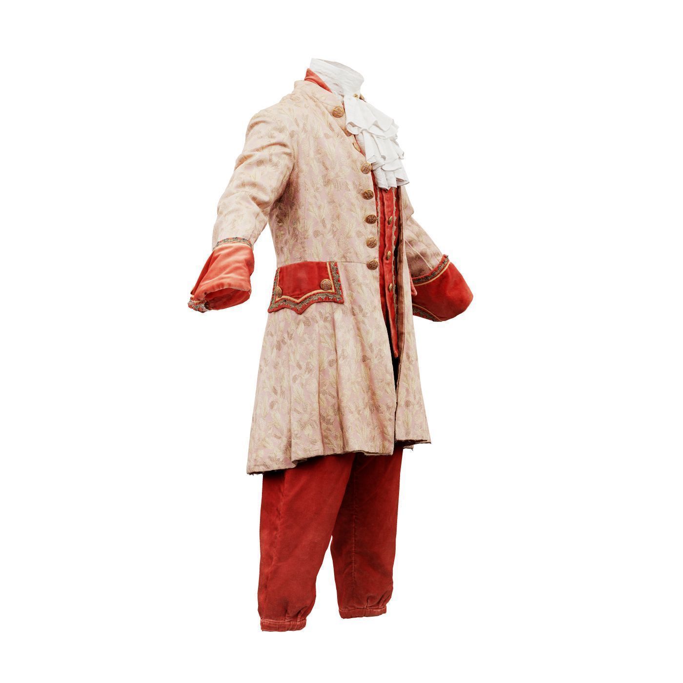 Leaf Full Low-poly 3D model_4