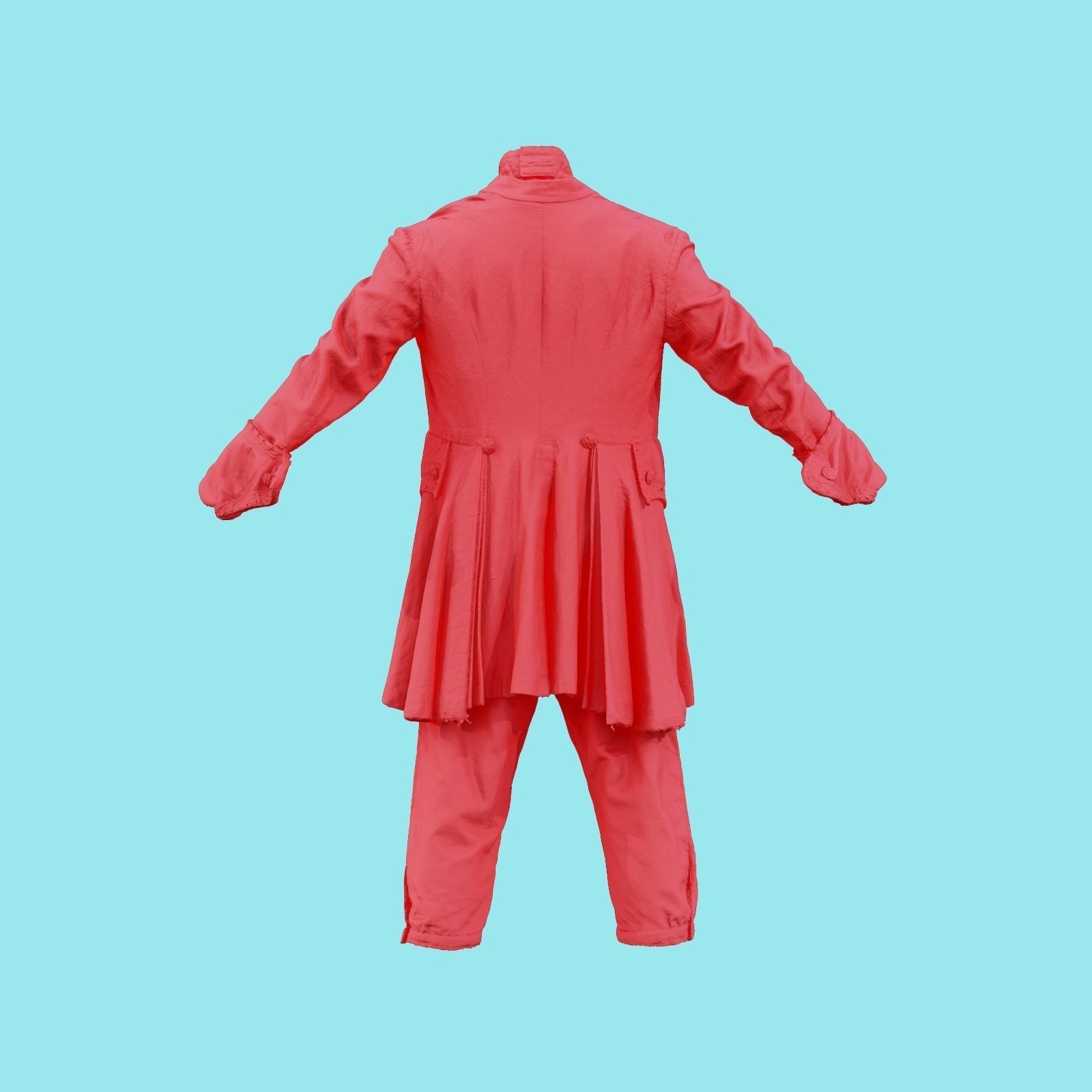 Leaf Full Low-poly 3D model_22