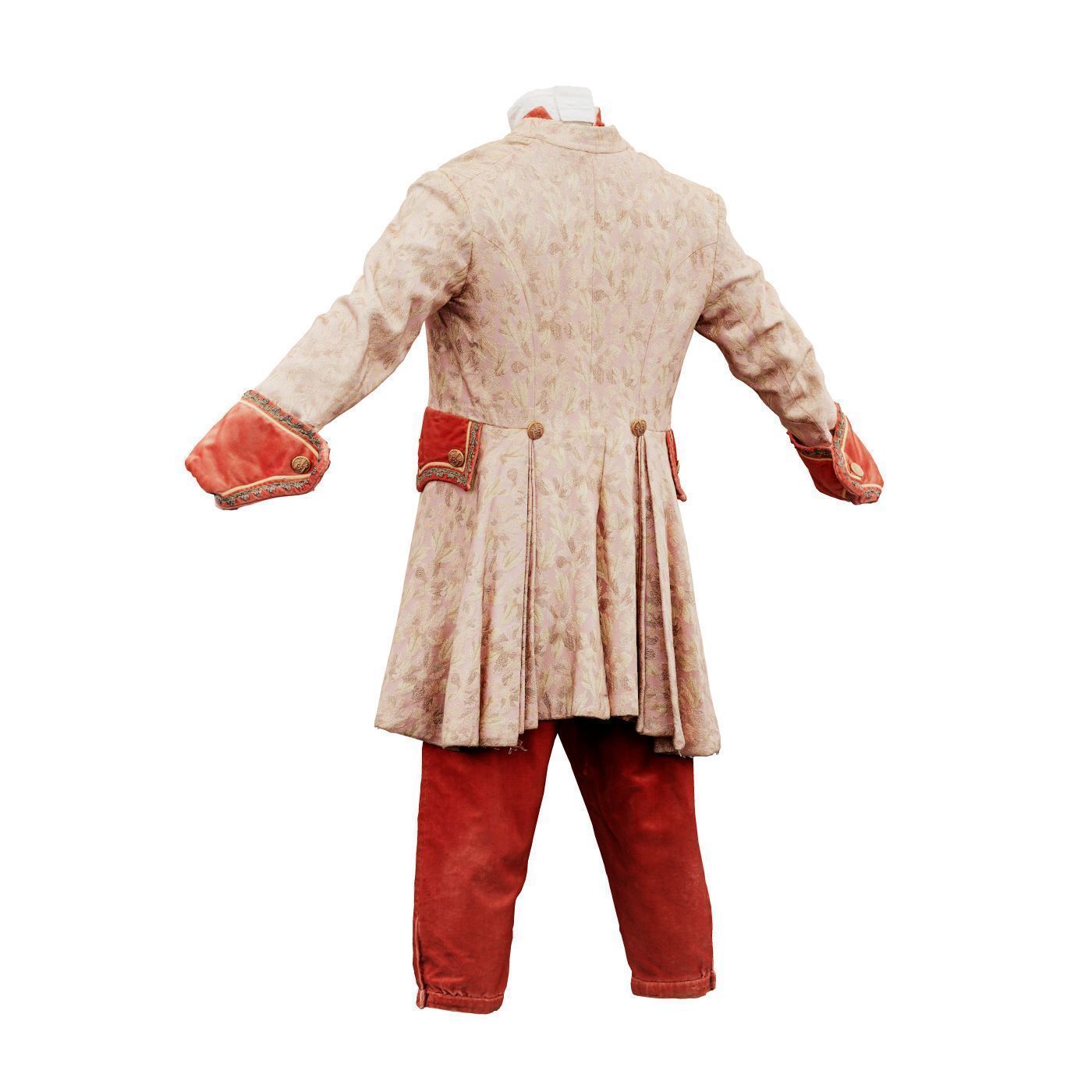 Leaf Full Low-poly 3D model_9