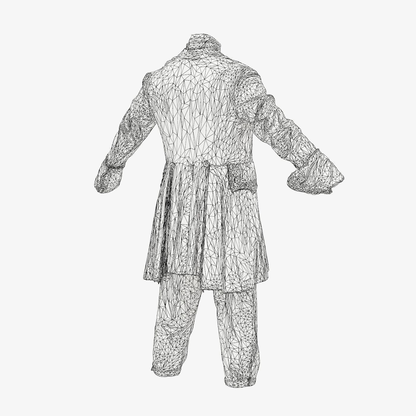 Leaf Full Low-poly 3D model_15