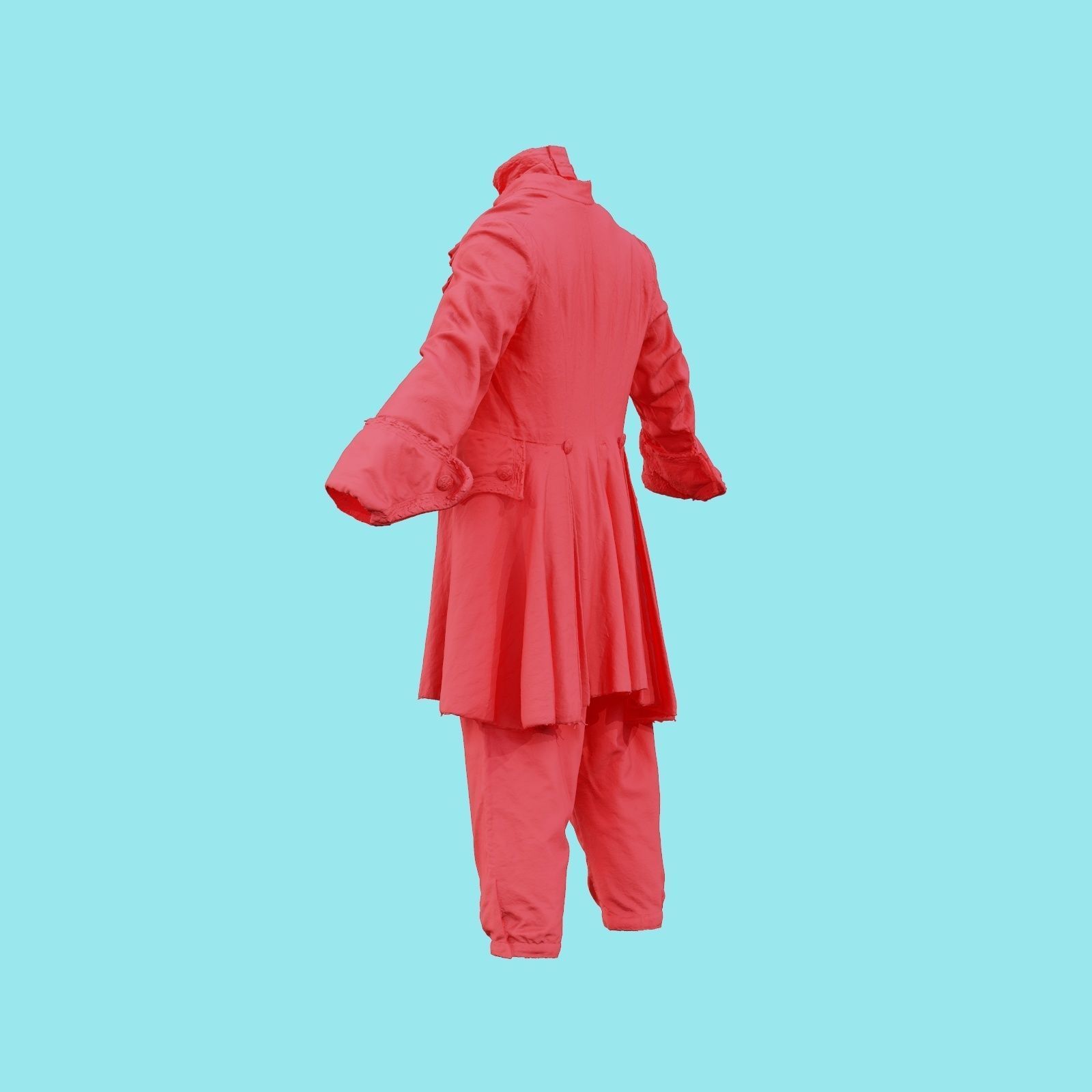 Leaf Full Low-poly 3D model_23