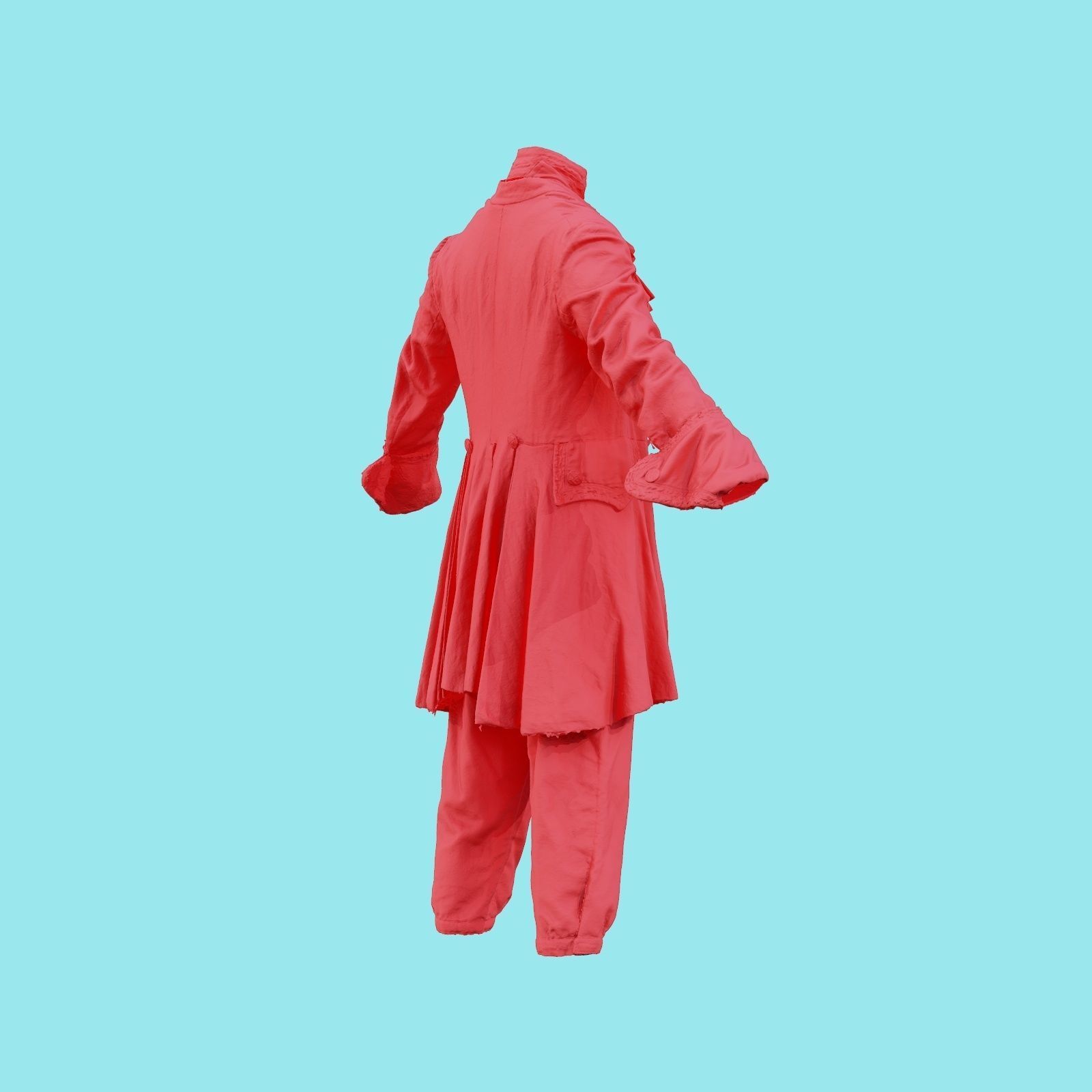 Leaf Full Low-poly 3D model_21