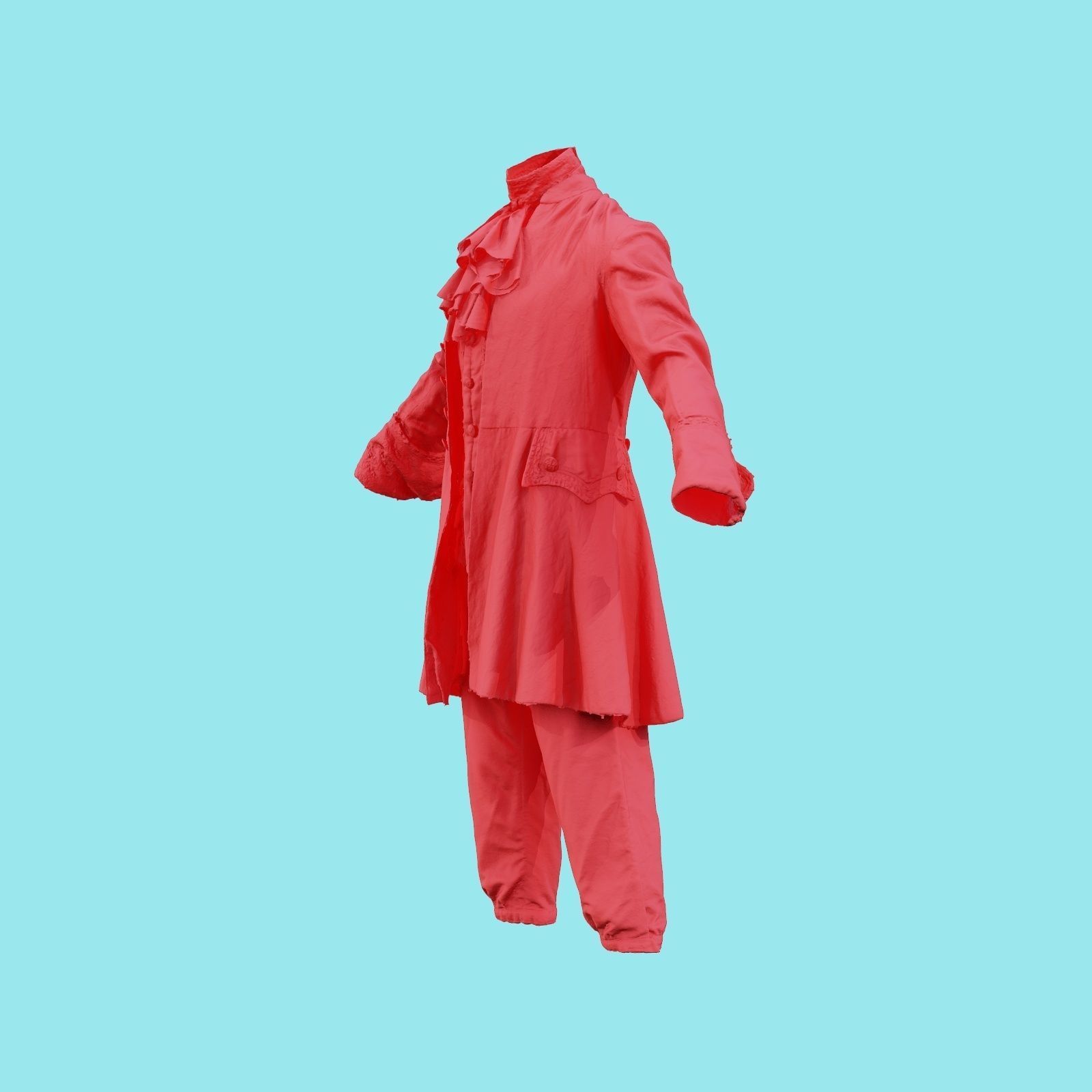 Leaf Full Low-poly 3D model_18