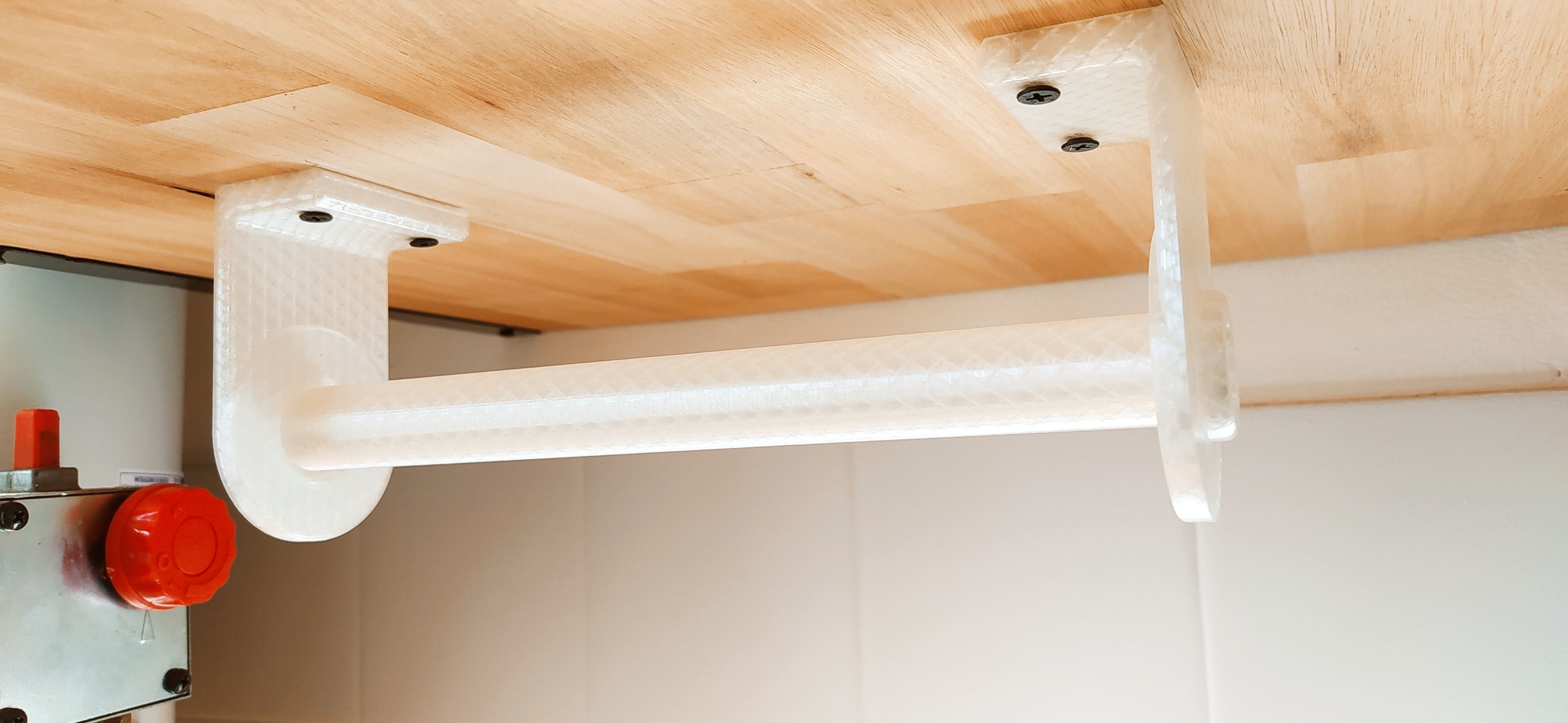 Soporte rollo de cocina 3D print model_1