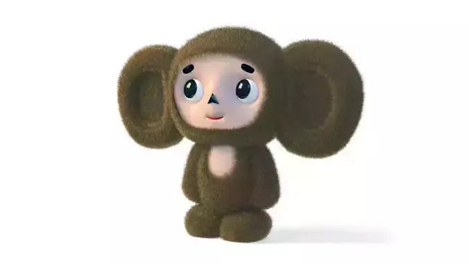 Cheburashka teddy bear animation