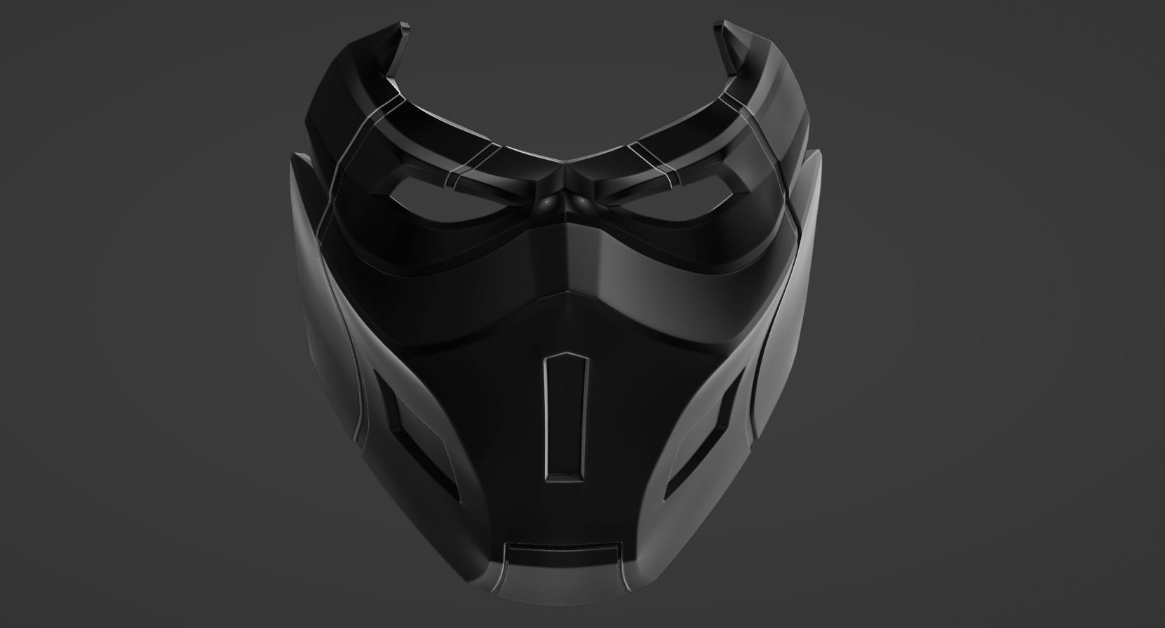 Assassin Red Hood Mask 3D print model_10
