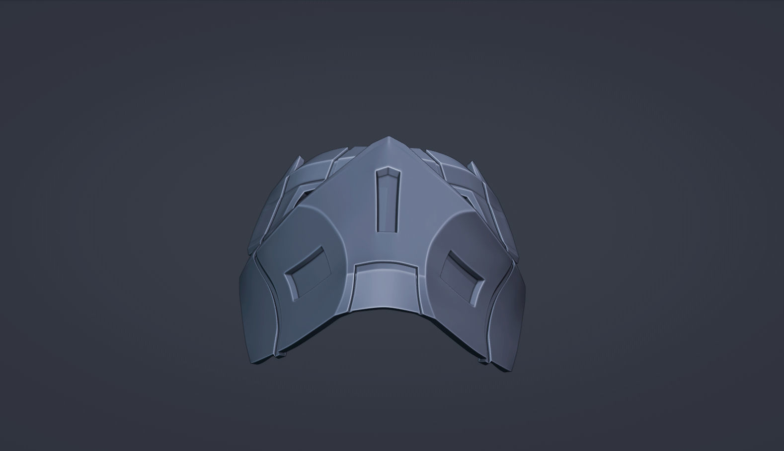 Assassin Red Hood Mask 3D print model_5