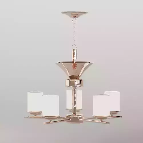 lighting rose gold chandelier with shades