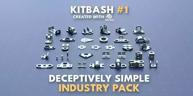 Simple Industry Kitbash Pack 1