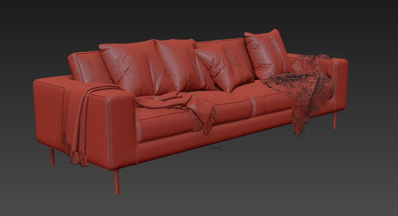 Neo 3 seater sofa by Bensen 3D model_10