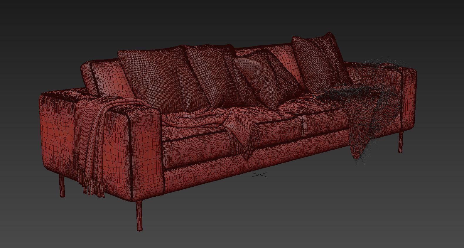 Neo 3 seater sofa by Bensen 3D model_11