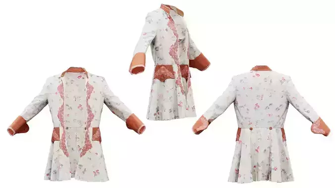 Heaven Jacket Low-poly 3D model