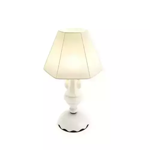 White Living Room Lamp