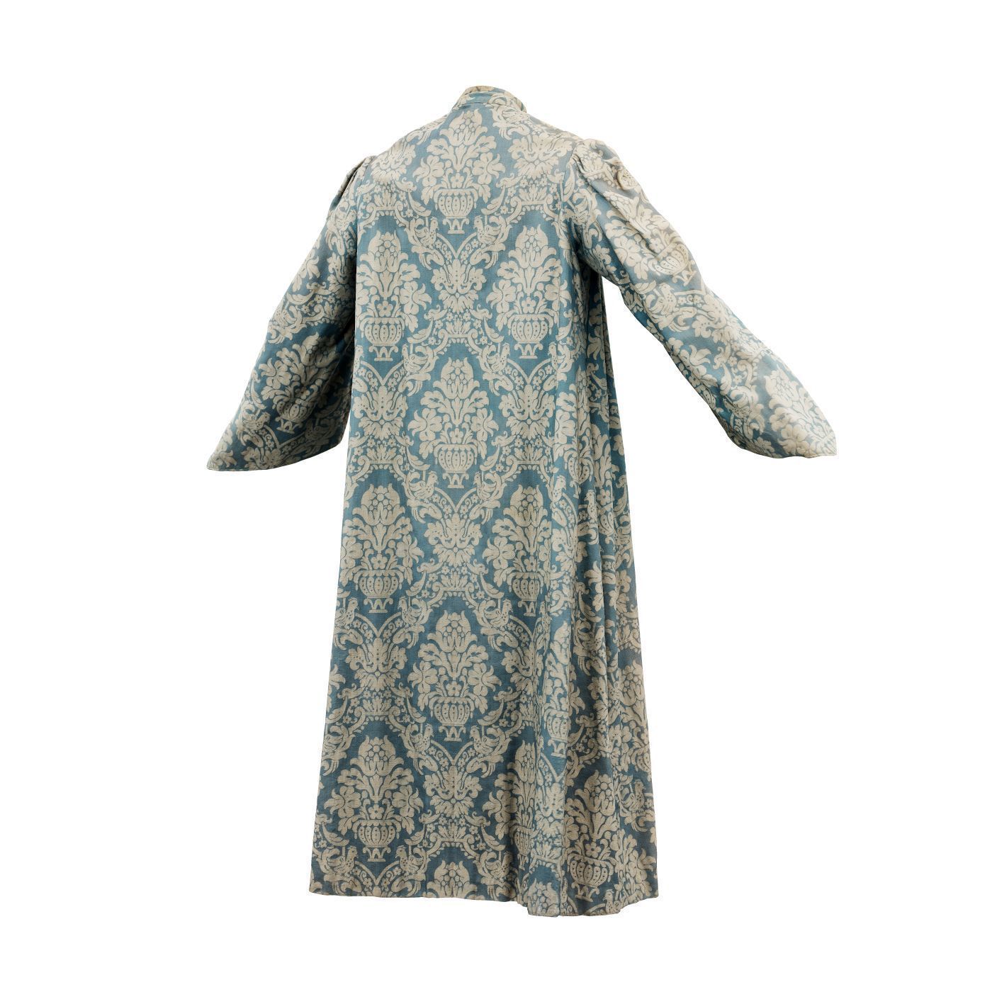 Flowerpot Robe Closed Low-poly 3D model_7