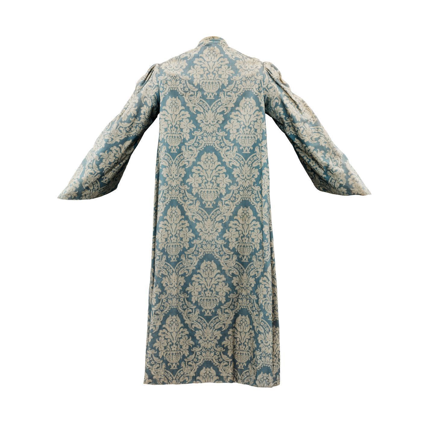 Flowerpot Robe Closed Low-poly 3D model_8