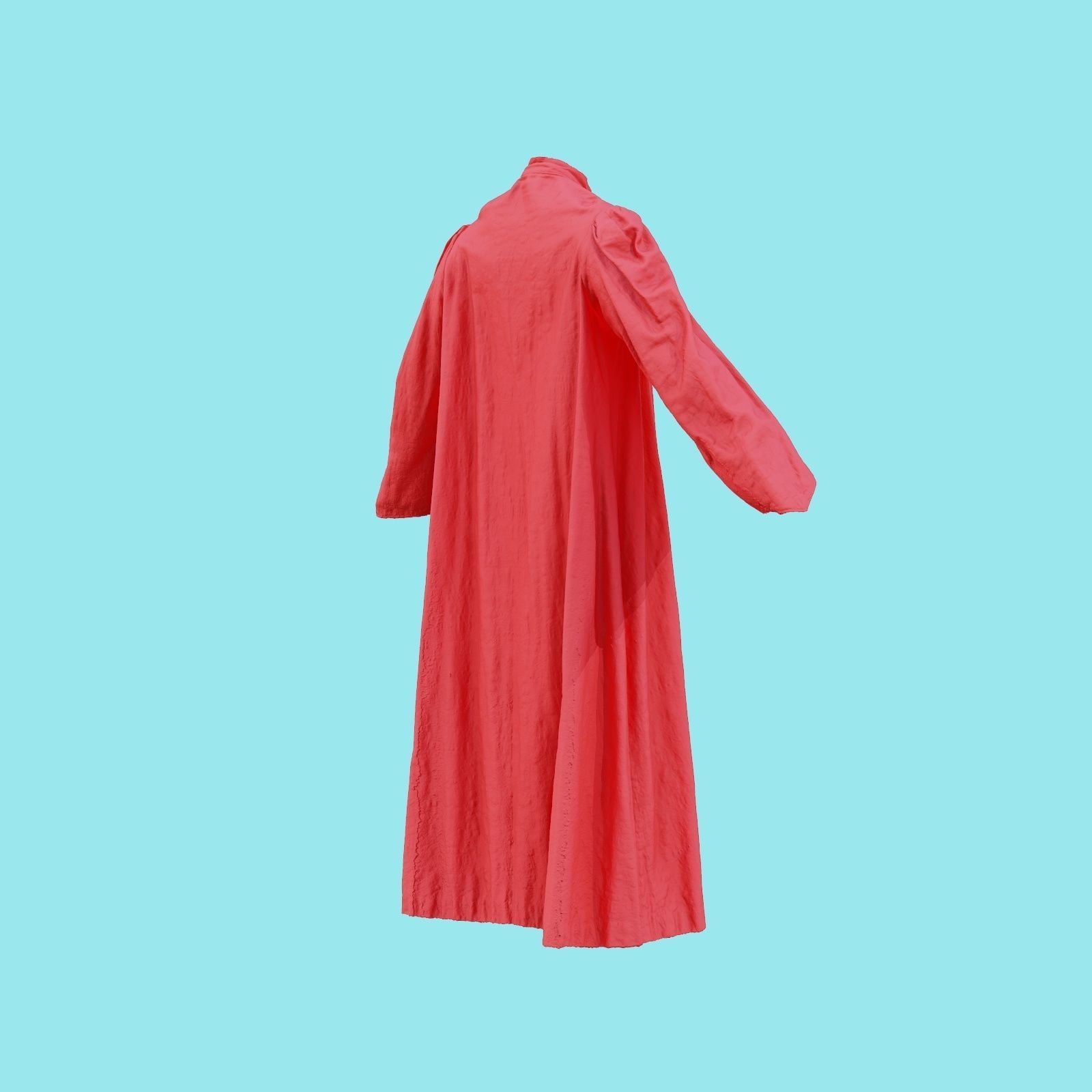 Flowerpot Robe Closed Low-poly 3D model_20