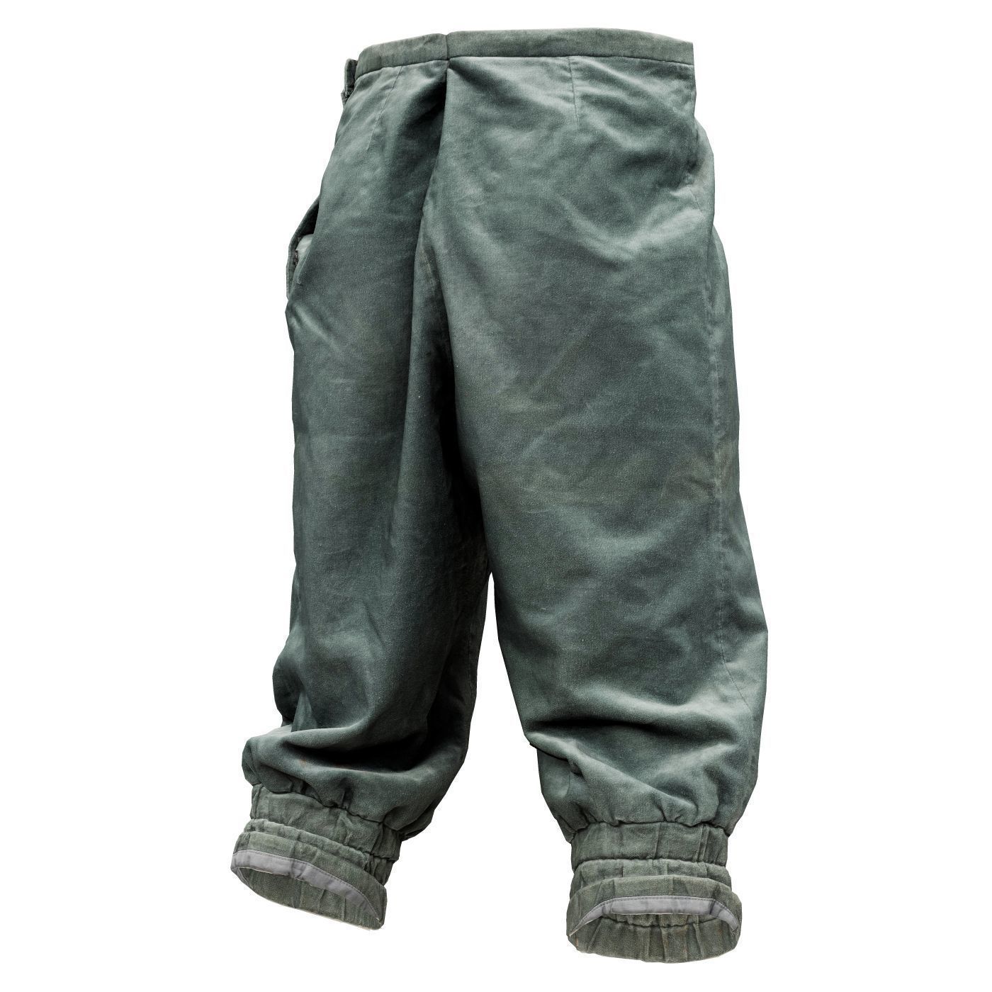 Flower Trousers Low-poly 3D model_7