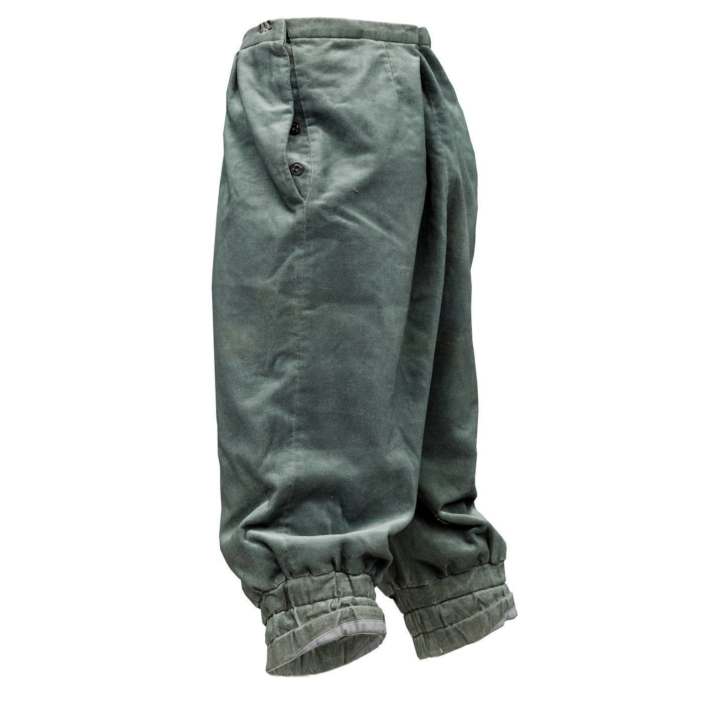 Flower Trousers Low-poly 3D model_10