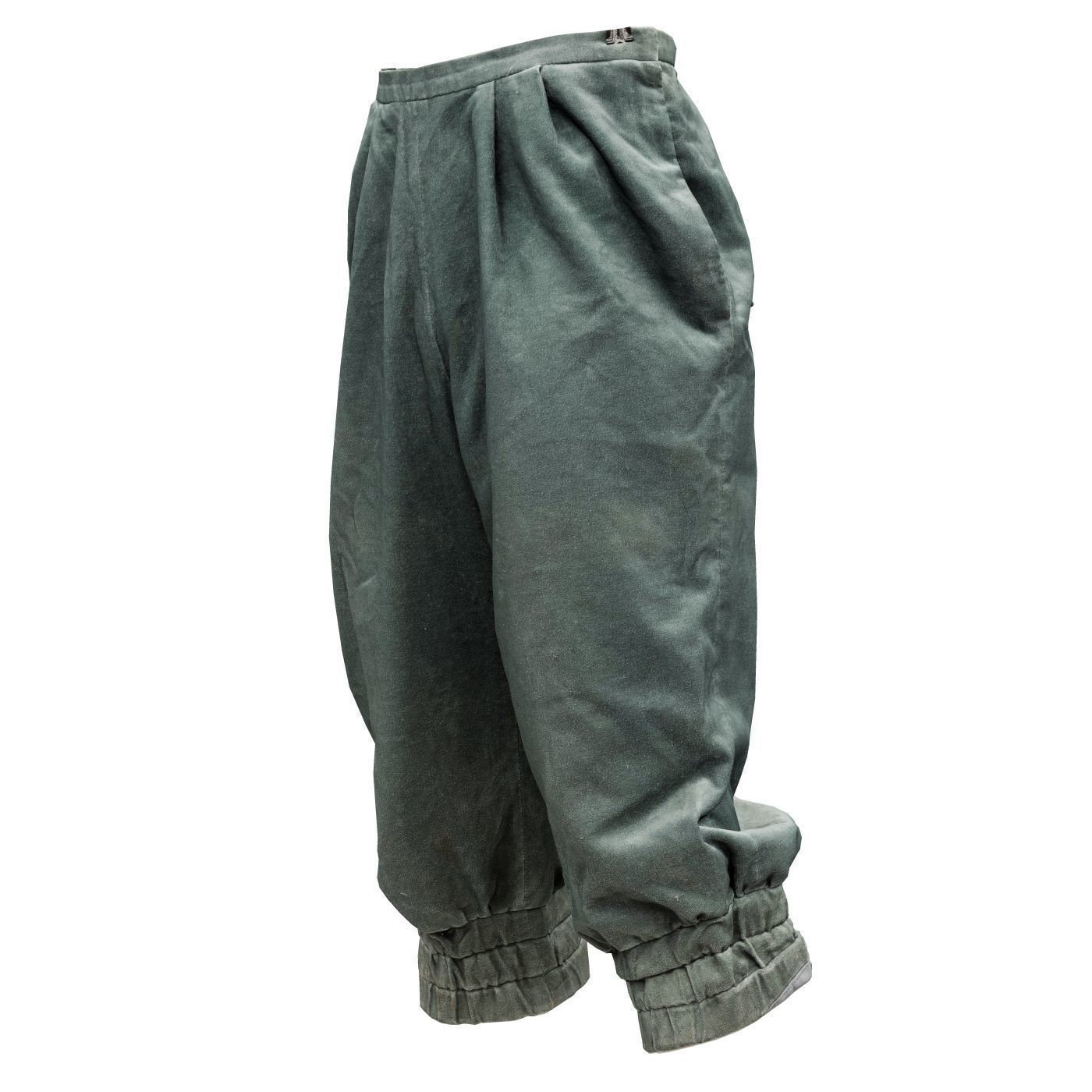 Flower Trousers Low-poly 3D model_12