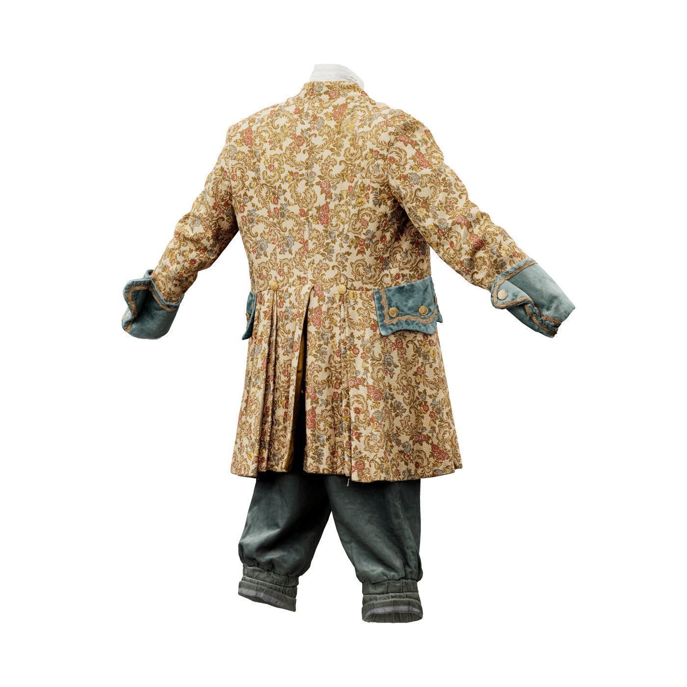 Flower Full Low-poly 3D model_7