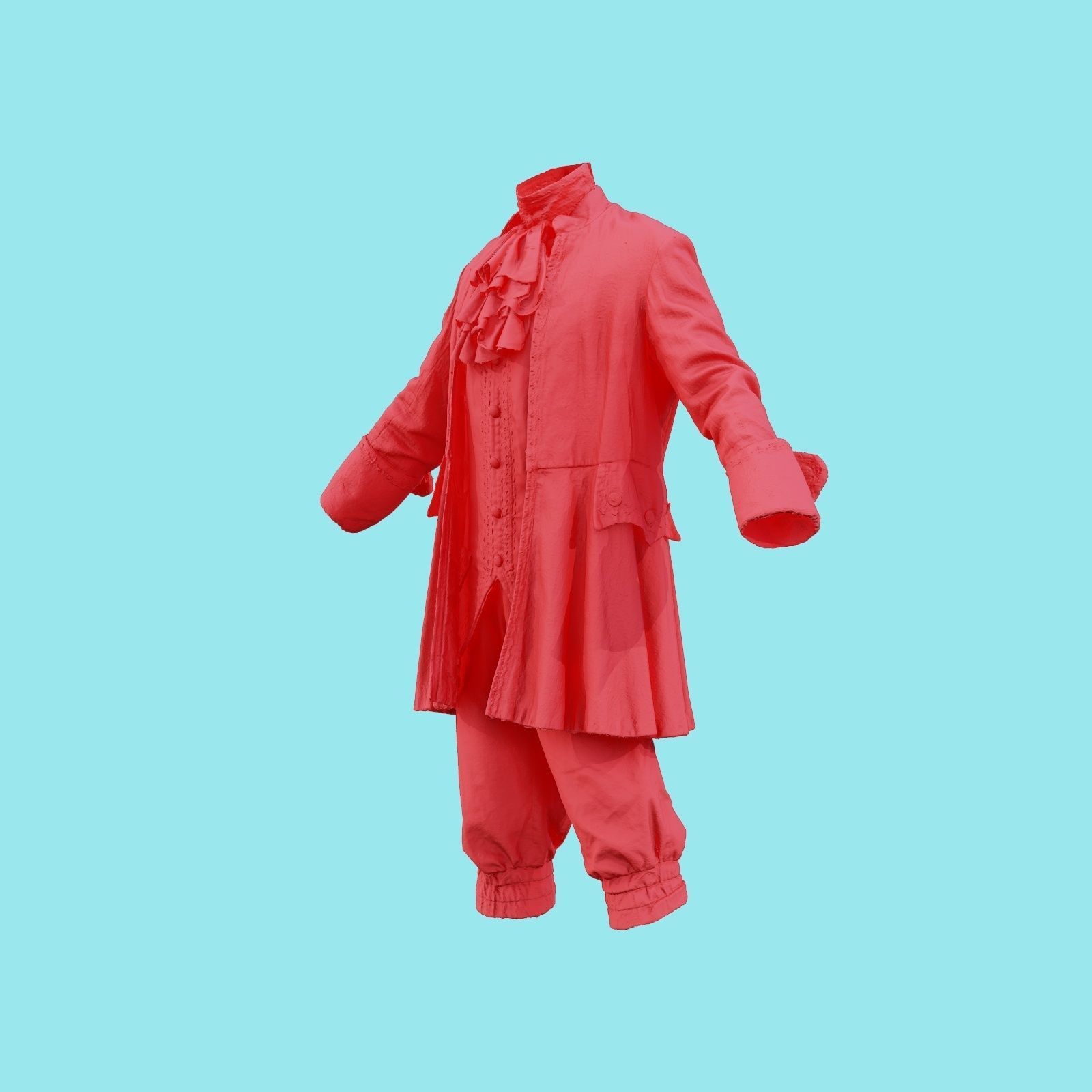 Flower Full Low-poly 3D model_20