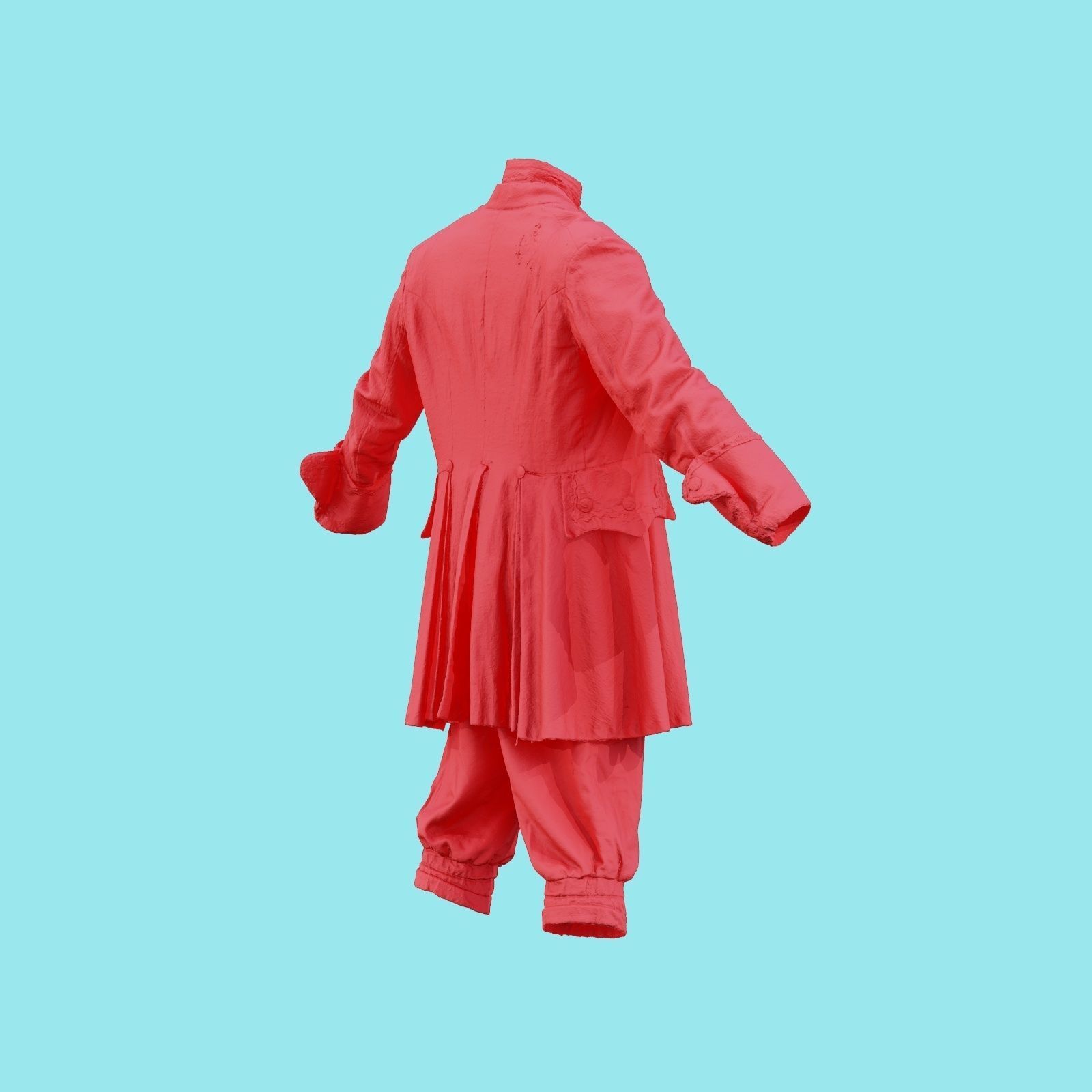 Flower Full Low-poly 3D model_23