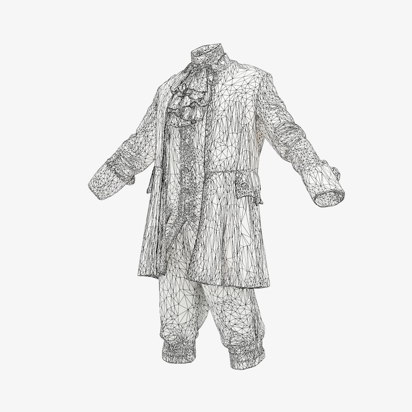 Flower Full Low-poly 3D model_14