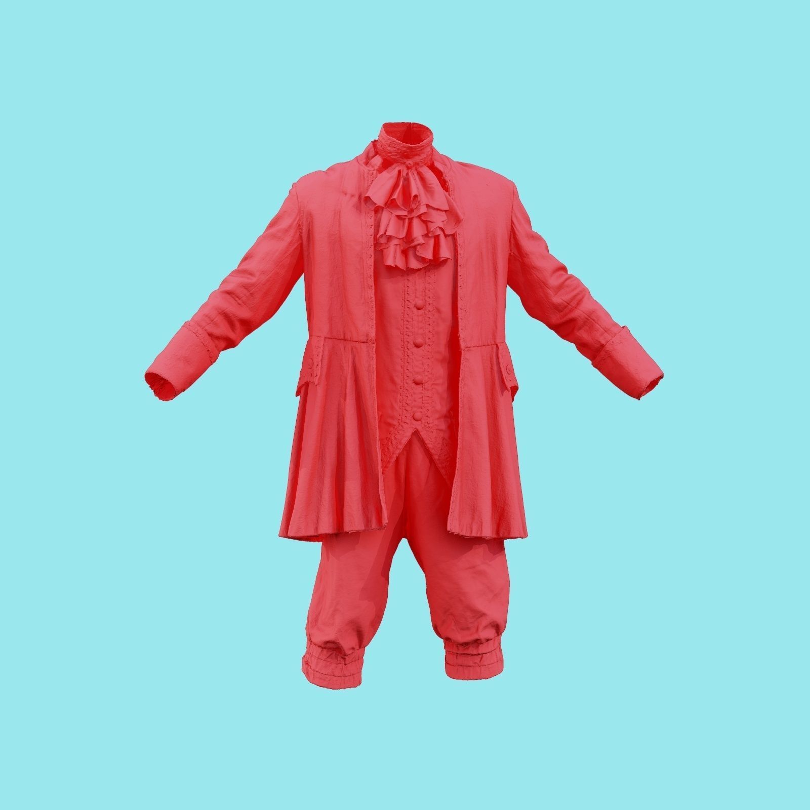 Flower Full Low-poly 3D model_21