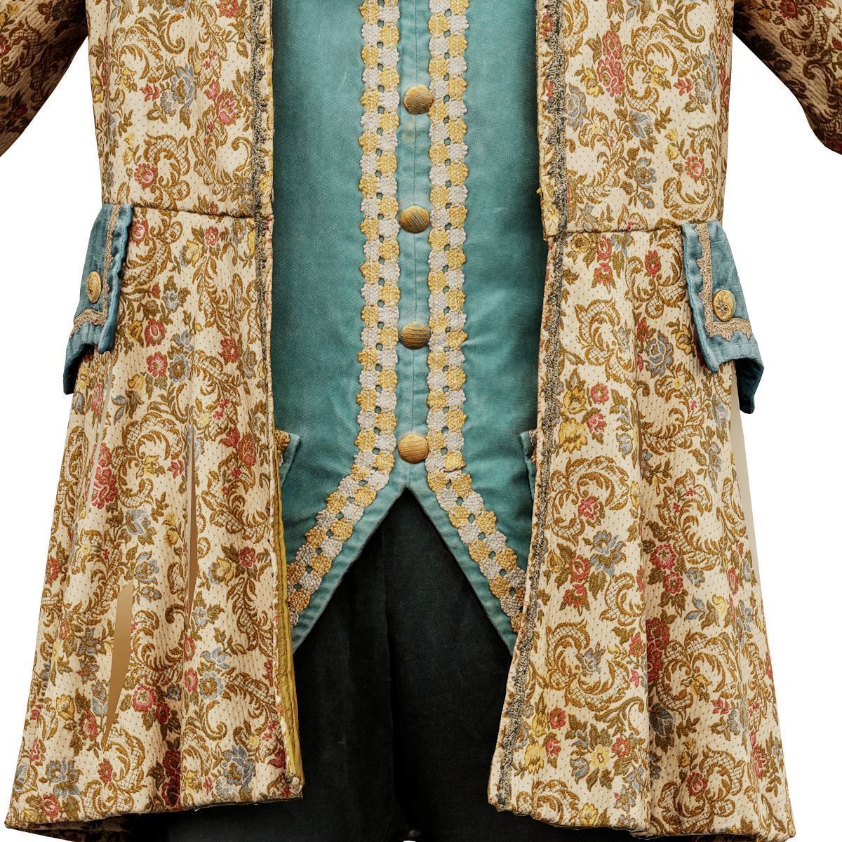 Flower Full Low-poly 3D model_1