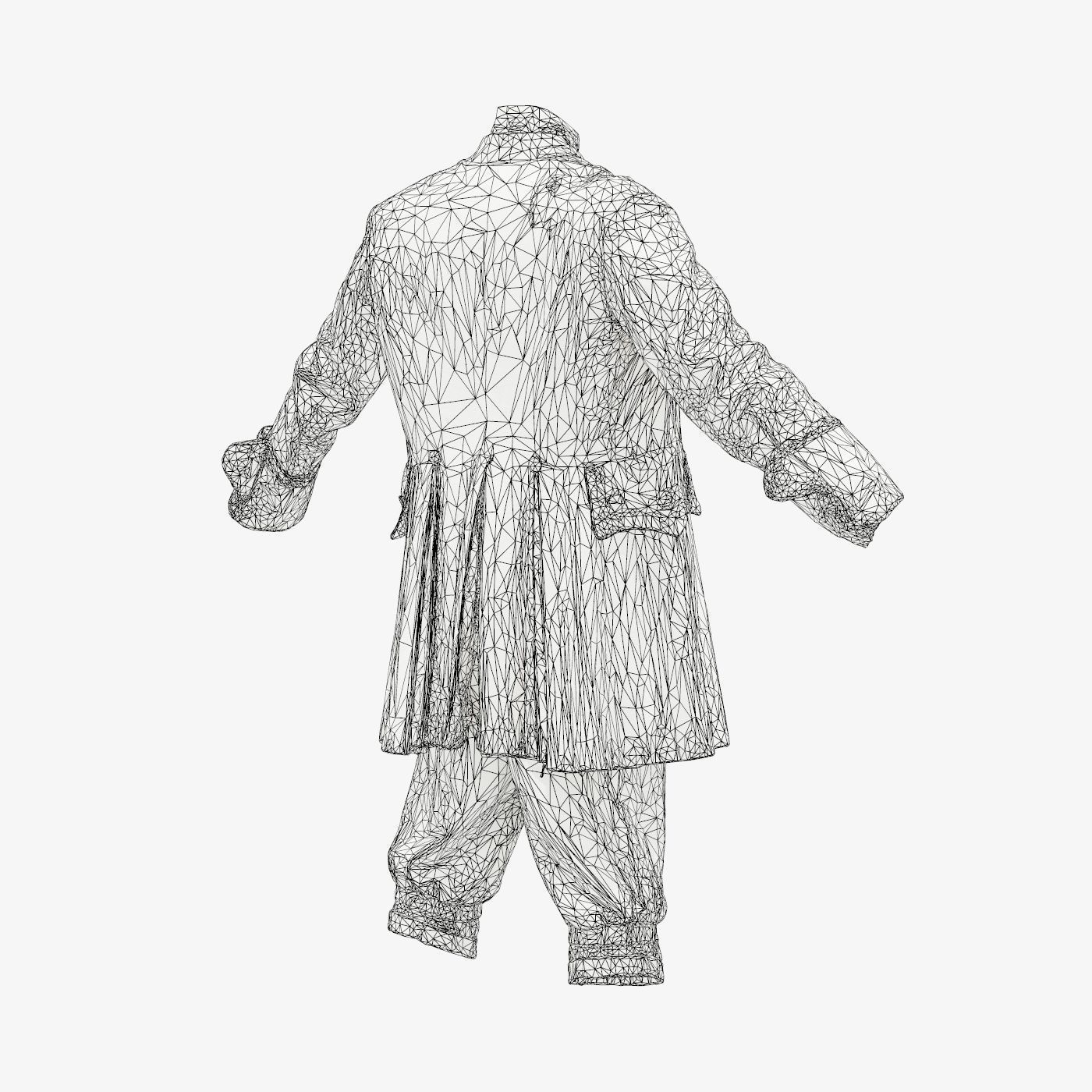 Flower Full Low-poly 3D model_15