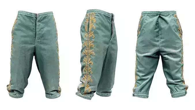 Flosj Trousers Low-poly 3D model