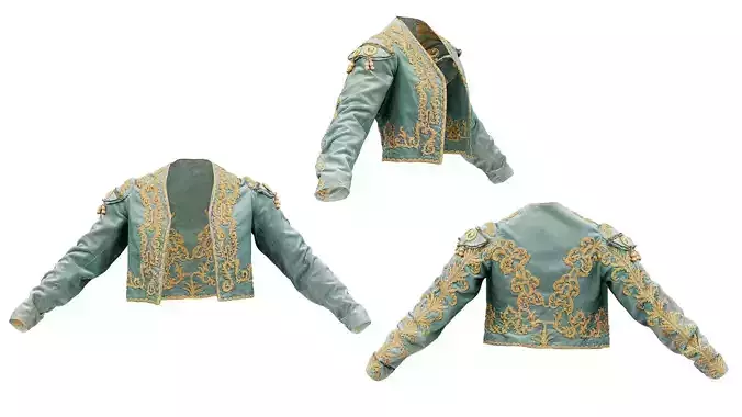 Flosj Jacket Low-poly 3D model