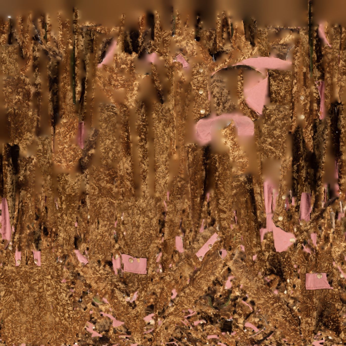 Felt Coat Low-poly 3D model_16