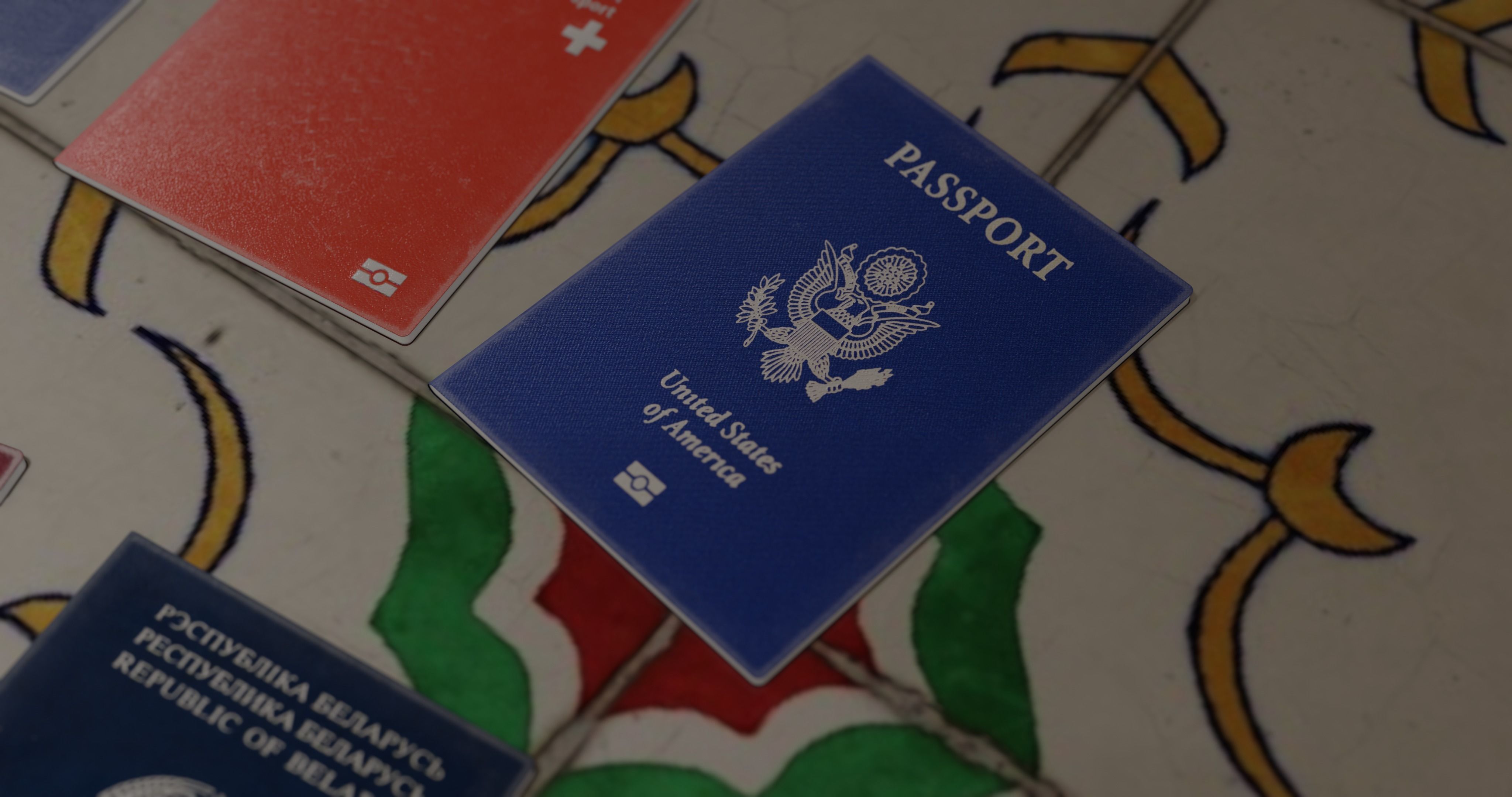 passport id pack of different countries Low-poly 3D model_8