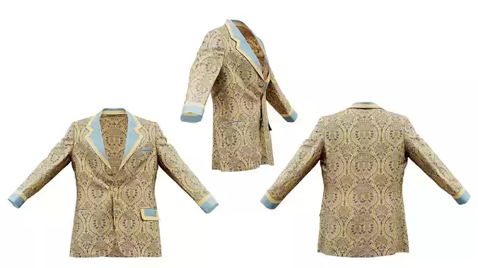 Decorated Jacket Closed