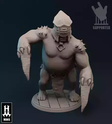 Helmund the fat 3D print model