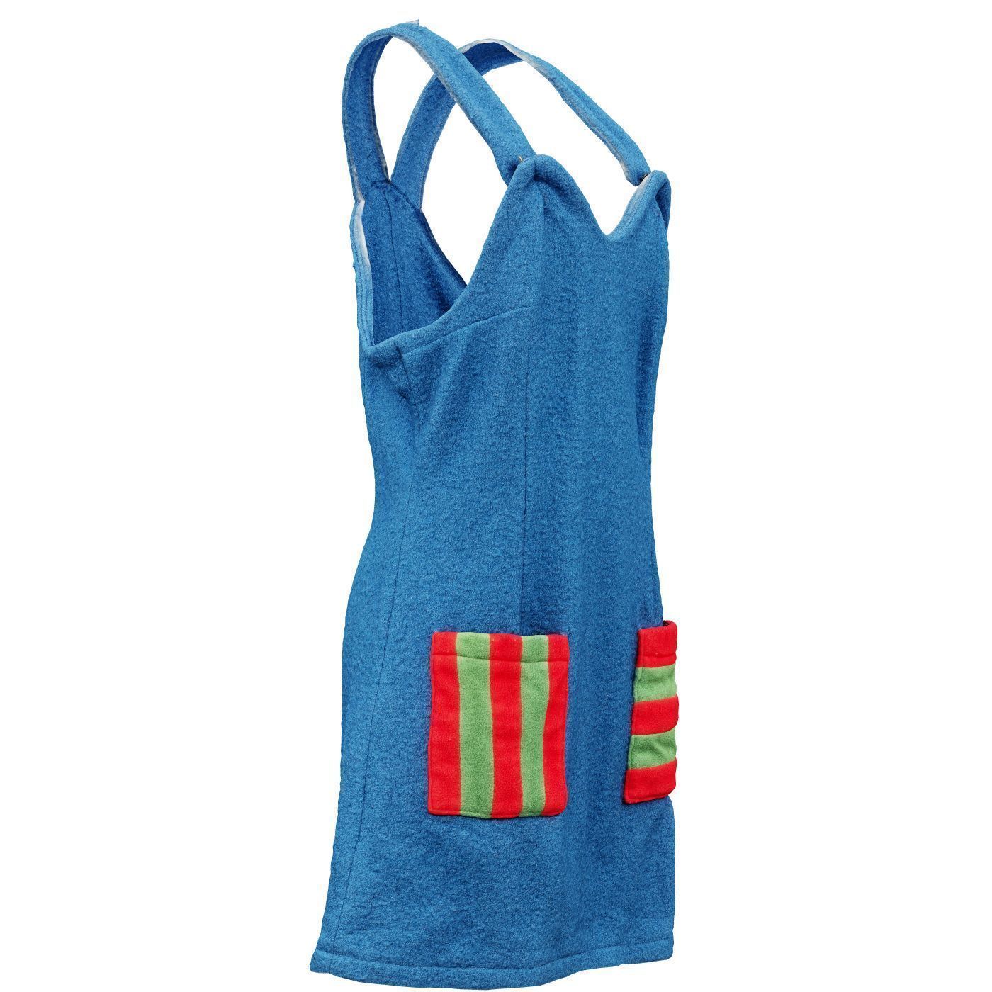 Cute Outfit A Dress Low-poly 3D model_4