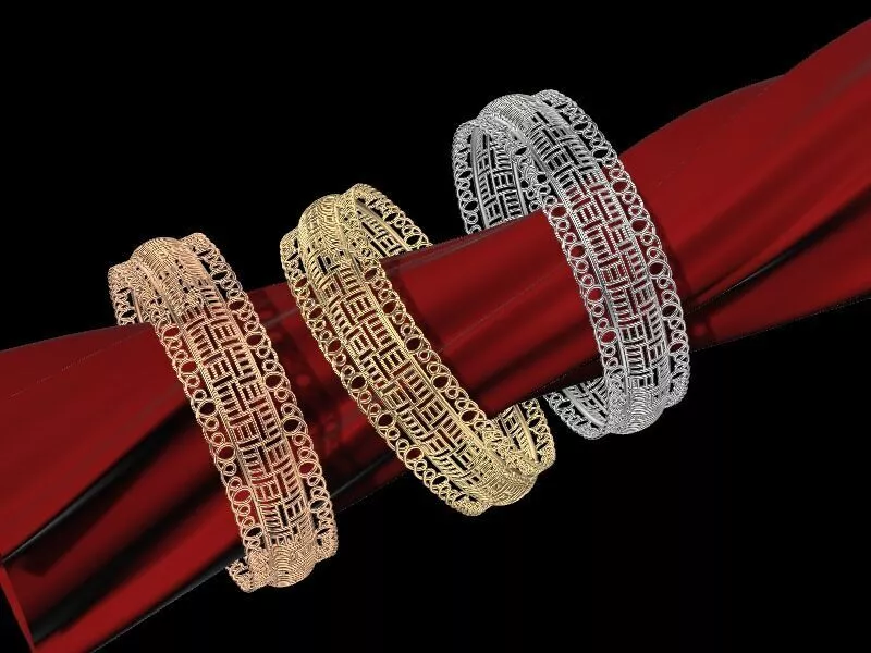 jali bangle 55 mm stl verified 3D print model